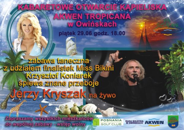 otwarcie kąpieliska Tropicana