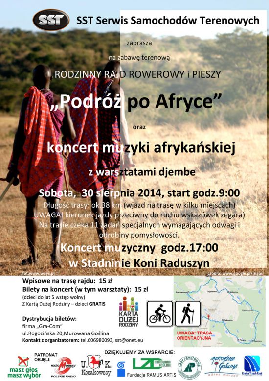plakat na rajd rowerowy lepsze zdjecie