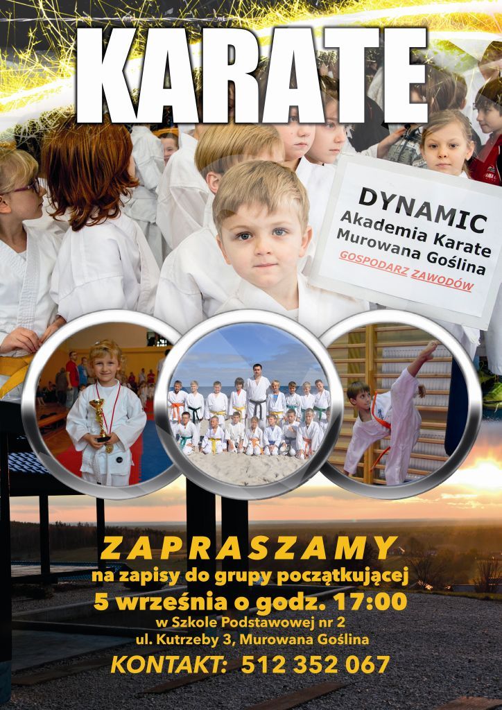 Plakat karate