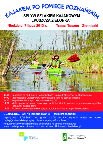 plakat spływ mały