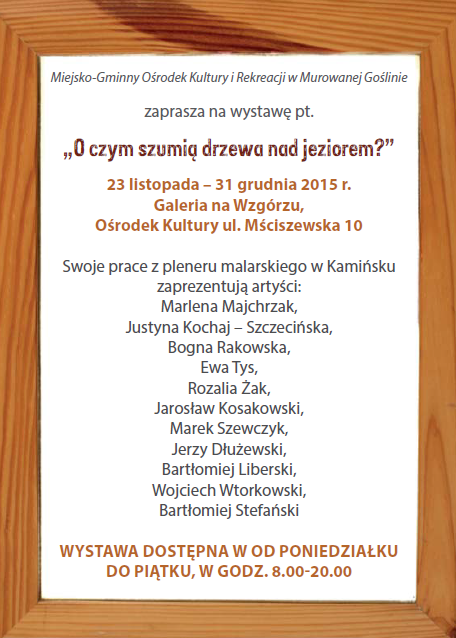 o czym szumią drzewa