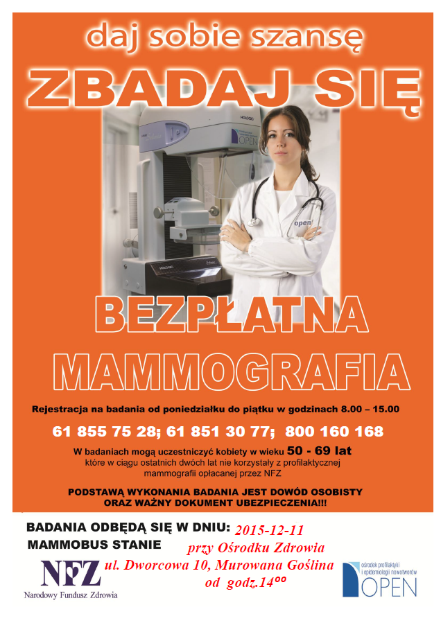 Plakat mammografia